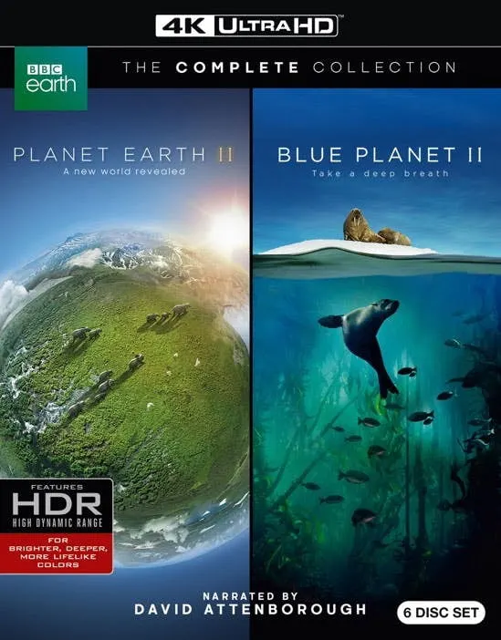 Planet Earth II & Blue Planet II cover