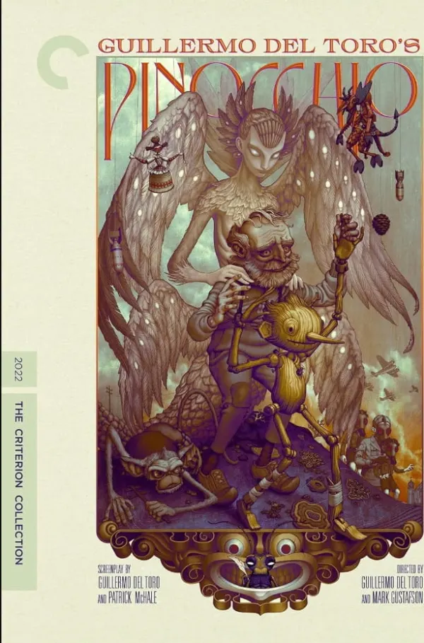 Guillermo del Toro's Pinocchio cover