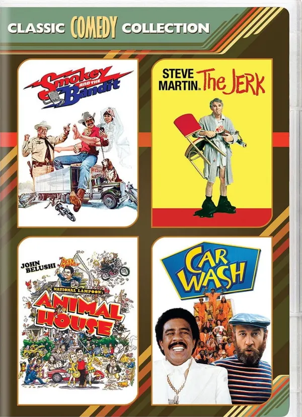 70S 4-Film Comedy Collection (Animal House/Car Wash/Jerk/Smokey & The Bandit) cover
