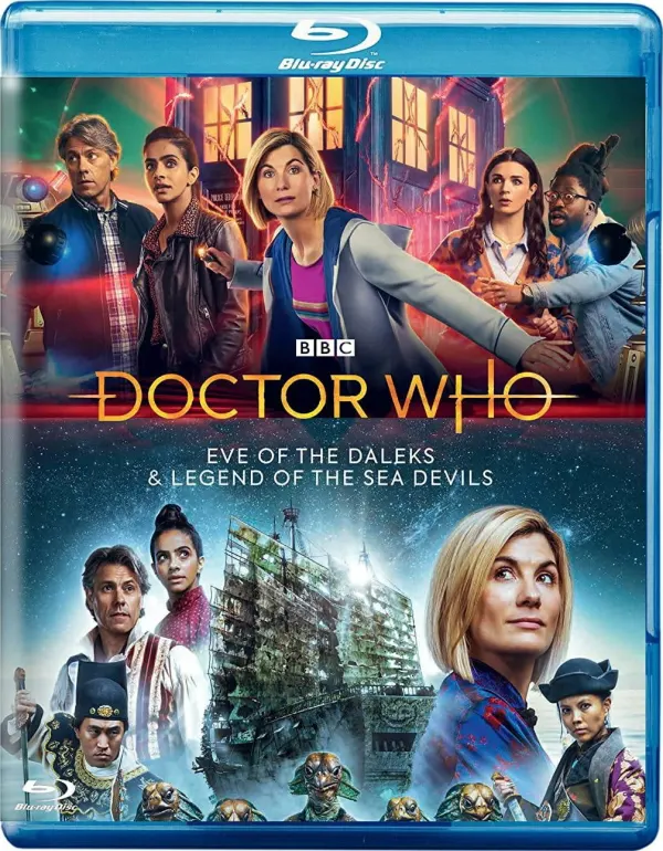 Doctor Who: Eve of the Daleks & Legend of the Sea Devils (BD) cover