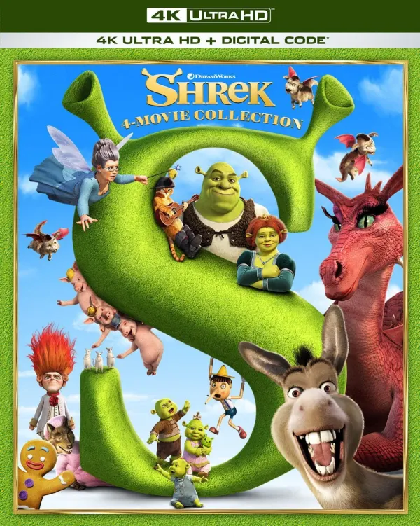 Shrek: The 4-Movie Collection cover