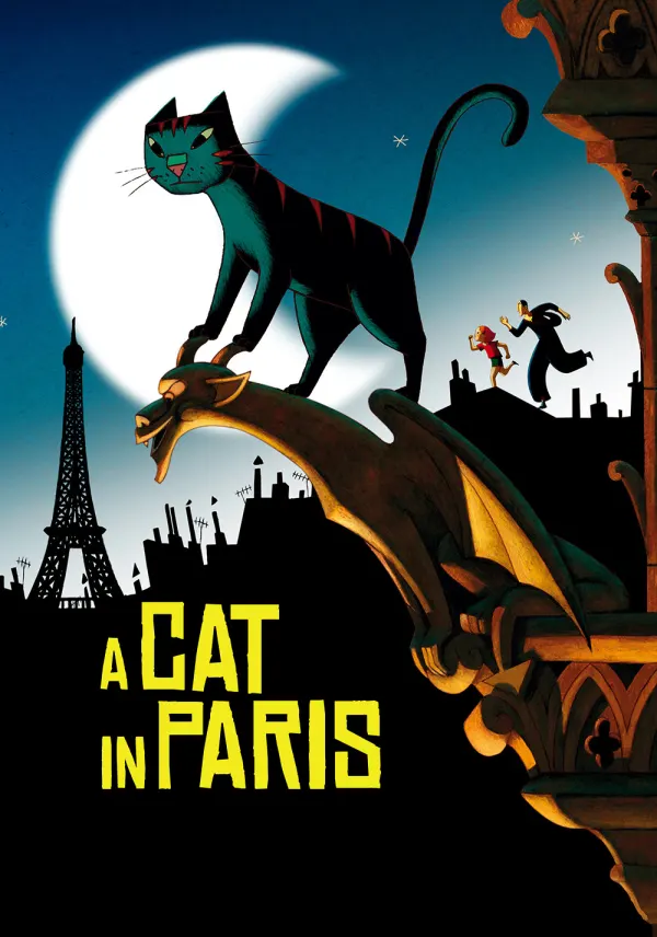A Cat in Paris poster