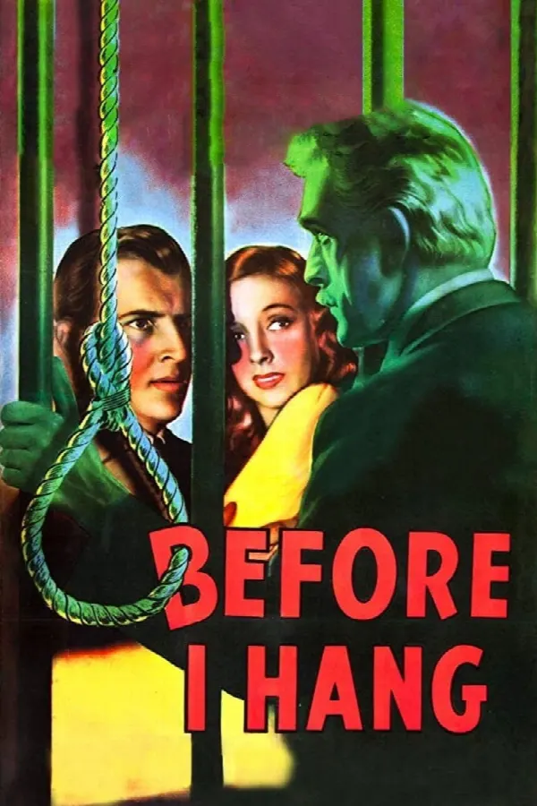 Before I Hang poster
