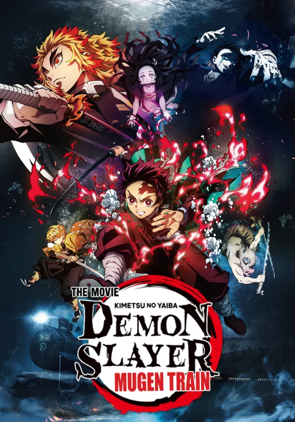 Demon Slayer -Kimetsu no Yaiba- The Movie: Mugen Train poster