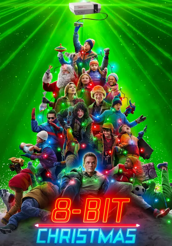8-Bit Christmas poster