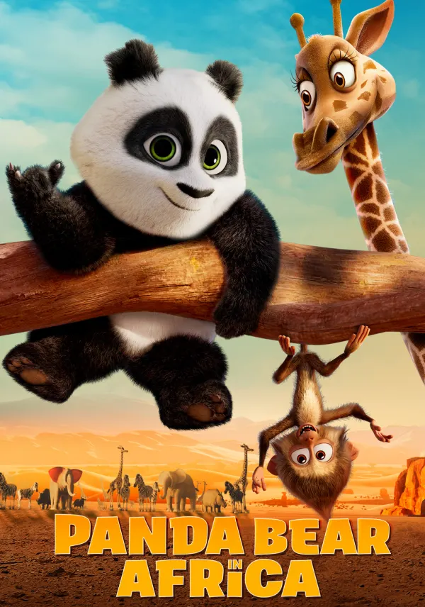 Panda Bear in Africa poster