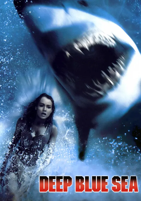 Deep Blue Sea poster