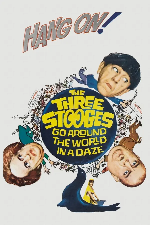 The Three Stooges Go Around the World in a Daze poster