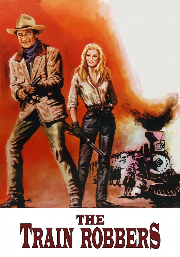 The Train Robbers poster