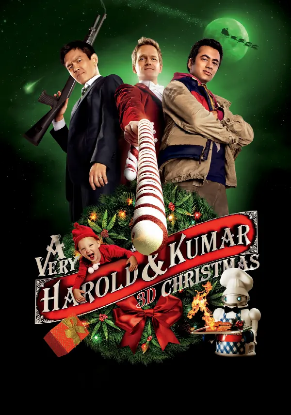 A Very Harold & Kumar Christmas poster