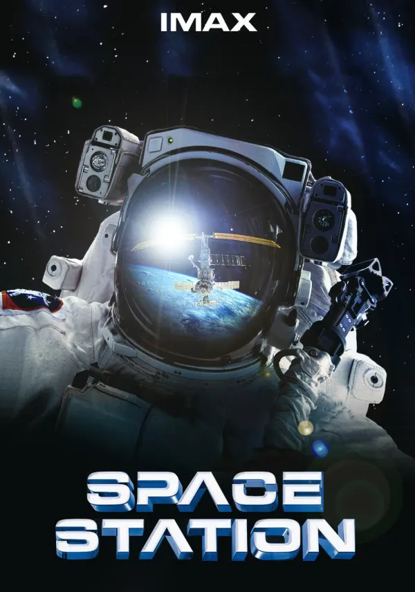 Space Station 3D poster