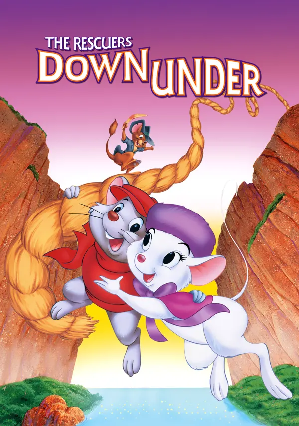 The Rescuers Down Under poster